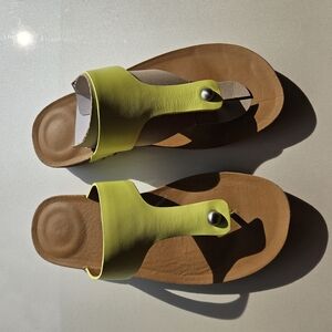 Women's Lime Green Sandals